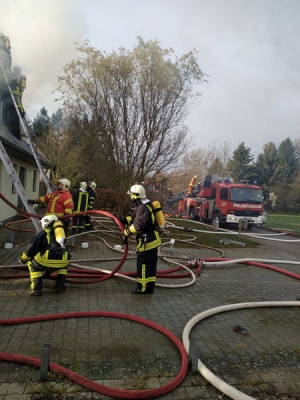 Dachstuhlbrand in Elmenhorst Lange Reihe 03.12.2019_3